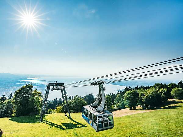 Pfänderbahn in Bregenz am Bodensee