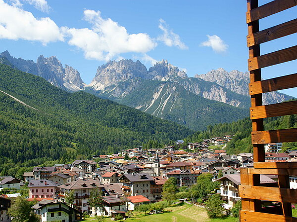 Dorf Forni di Sopra in Italien
