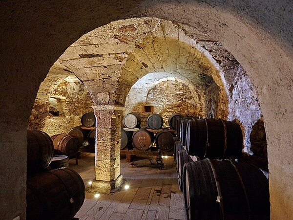 Weinmuseum Keller in Caldaro