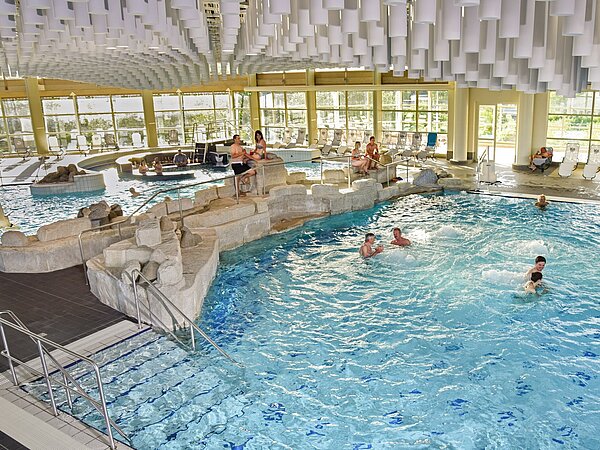 Innenbereich der Altmühltherme in Treuchtlingen
