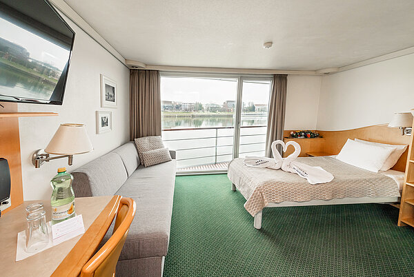 Rollstuhlgerechte Oberdeck-Kabine (206)