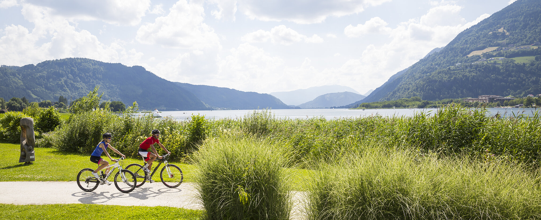 Radler in der Region Villach