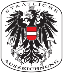 Zirtifikat mit dem österreichischen Adler