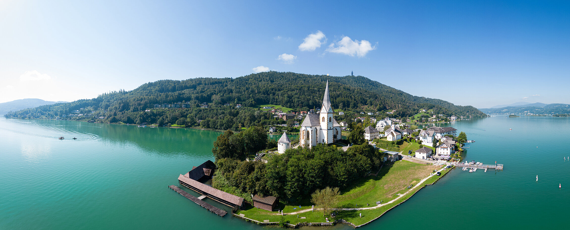 Wörthersee Luftansicht